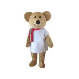 Alta qualidade urso mascote traje adulto tamanho dos desenhos animados anime tema personagem carnaval unisex vestido de natal fantasia desempenho vestido de festa