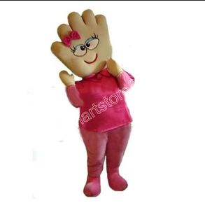 Haute qualité belle mains doigt mascotte Costume carnaval unisexe adultes tenue adultes taille noël fête d'anniversaire en plein air habiller accessoires de déguisement