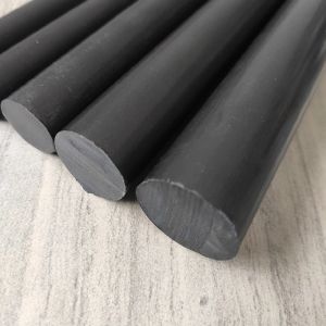Bar de graphite noir de haute qualité Polytetrafluoroéthylène Barre de bricolage non toxique PTFE PLADE BAR BAR