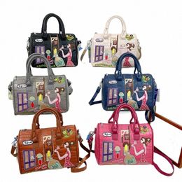 hoogwaardige Bost Bag Fi geborduurde schoudertassen voor vrouwen luxe portemonnee en handtasontwerper Crossbody tas schattige satchel k5ka#