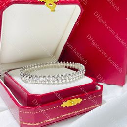 Bracelets de haute qualité pour femmes Designer Bracelet à breloques Mode 925 Bijoux en argent Dames Fiançailles Bijoux de mariage Cadeau Saint-Valentin