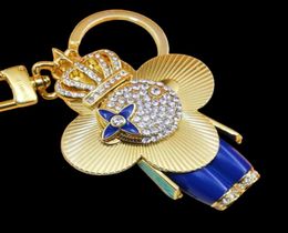 Hoogwaardige merkontwerper Key Chain Fashion Drop Oil Metal Pendant Car Chain Charm Bag Keychain Jewelry Gift Accessories9941214