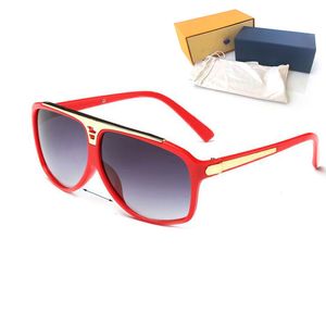 Lunettes de soleil de haute qualité pour femmes Lunettes de soleil pour hommes de luxe Protection UV hommes Lunettes de créateur Dégradé Charnière en métal Lunettes de mode pour femmes avec boîtes 0350W