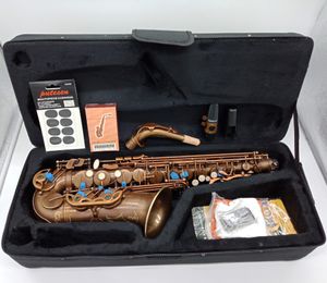 Marque de haute qualité MFC Alto Saxophone Mark VI Simulation de cuivre antique E-flat Alto Sax Retro Bronze
