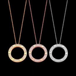Высококачественное брендовое ожерелье из нержавеющей стали с подвеской в виде любовника, модное колье с полным CZ, дизайнерские ожерелья для винта, свадебные украшения Gift212O