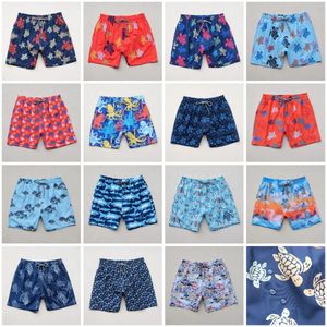 Marque de haute qualité Vilebre Beach Board Shorts Men Turtles Swimwear Hawaiian Briefs Sports Surf 240416