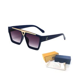 Hoogwaardige merk Woman Sunglasses Imitatie Luxe mannen Zonnebril UV Bescherming Men Designer Liepglas gradiënt Fashion Women Spectacles met originele boxen 1502