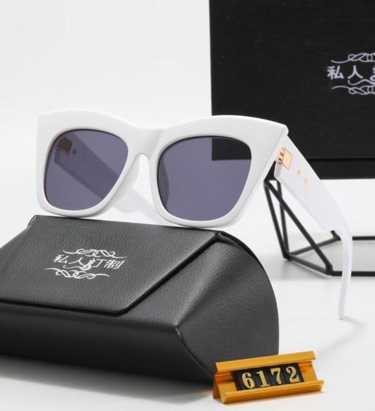 Marca de alta calidad Mujer Gafas de sol imitación 6172 Hombres de lujo Gafas de sol Protección UV hombres Diseñador anteojos Moda gradiente wom5917821