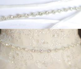 Ceinture de mariée de haute qualité en verre cristal strass ceinture de mariée accessoire de mariée occasion spéciale robe ceinture ceinture décontractée avec ruban 3337417