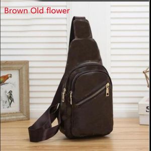 Sac de taille de mode à la main de haute qualité Brown Floral Brown Mens Messenger 4 couleurs Femmes extérieures Pack CHORD 307P