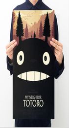 Affiche brune de haute qualité Naruto Totoro One Piece Anime Pinup pour votre papier brun maison et entreprise environ 50352729949