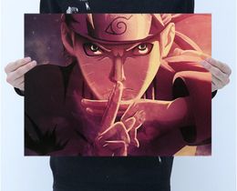 Hoogwaardige bruine poster Uzumaki Naruto Hokage en muurschildering voor uw huis en zakelijk bruin papier ongeveer 5035cm5313120