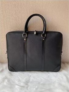 M41478 Documentos Bolsa de viaje Hombres Mujeres Bolsos para portátiles Diseñador de lujo de negocios Maletines tejidos a mano Bolso de cuero de PU Bolsa para documentos Bolsas para computadora