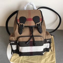 Hoogwaardige canvaa Designer Backpacks Women Men Men Shoulder Bags School Backpack voor tiener rugzak grote capaciteit reiszakken