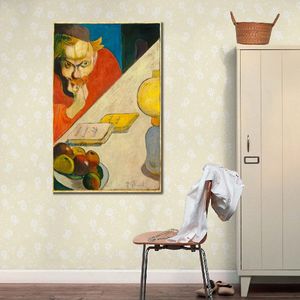 Hoge kwaliteit canvas kunst reproductie van Paul Gauguin maker van mythe figuur schilderij Home Office decor
