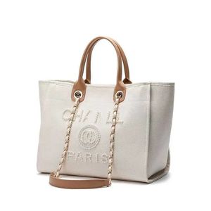 Toile de haute qualité Classic Big Beach Handbag Designer Femme's Sac à dos Small Sac Sac grand sac 47 * 18 * 33cm # 966-4