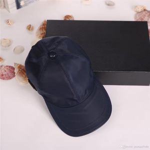 Hoge kwaliteit canvas hoed modeontwerper zon hoed vier kleuren optionele sport leisure ball cap met doos