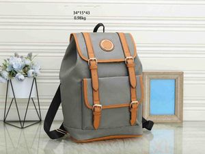 Hoogwaardige canvas lederen Christopher Backpack Luxurys Designer Monogrammen rugzakken mannen vrouwen klassieke bloemen plaid schooltas tasje rugpakket