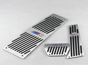 Accessoires de voiture de haute qualité pour BMW E60 ATMT accélérateur frein repose-pieds pédale autocollant en alliage d'aluminium plaque de style Pads9551256