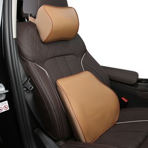 Auto -nek kussen van hoge kwaliteit voor Land Rover Badge Logo Discovery 3/4/5 Range Rover Auto Interior Products Seat Headstang Lumbar Cushion