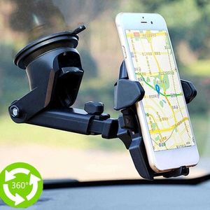 Support de téléphone de voiture de haute qualité 360 degrés support de montage de voiture universel pour Smartphone support de ventouse de montage de téléphone réglable CSV