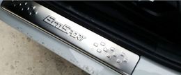 Hoogwaardige auto-styling roestvrijstalen deur dorpel scuff plaat auto-accessoires voor FORD ECOSPORT 2013 2014 2015