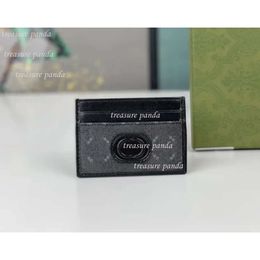 Hoogwaardige kaarttassen Creditcardontwerper Kaarthouder mode munt portemonnee zes kaarten portefeuilles met originele doos paspoorthoesjes schat panda
