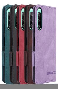 Étui de haute qualité pour Sony Xperia 1 10 IV Case magnétique Book Stand Protection Carte Portefeuille Cuir Xperia 5 10 III Lite Cover4632144