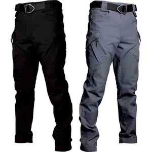 Pantalon cargo décontracté de haute qualité pour hommes avec poches multiples, pantalon de camouflage militaire tactique de l'armée, pantalon imperméable de jogging en plein air H1213