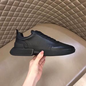 Chaussures de sport de haute qualité Baskets légères pour hommes Chaussures de sport Techniques d'entraînement Tissus techniques en caoutchouc Baskets en cuir véritable Chaussures de luxe blanc noir