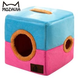 Hoge kwaliteit kattenhuis bed warm comfortabele huis huisdieren kattenhuis grot cama gato gato gatos productos para mascotas casa y200330