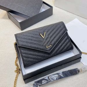 Hoge kwaliteit Caviar Wallet Mini Portes Designer Handtas Crossbody Tas Schouderontwerpers Women Purse S Handtassen Bags111