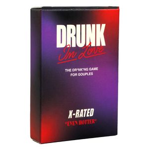 Jeux de société en gros bon marché de haute qualité Drunk in Love Version encore plus chaude Jeu de cartes à boire pour adultes pour les couples amoureux Date Night Board Game Meilleur cadeau pour les petits amis