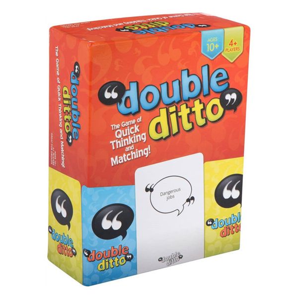 Distributeur de jeux de cartes en gros bon marché de haute qualité Double Idem hilarant jeu de société de mots de fête de famille pour enfants adolescents adultes soirée de jeu