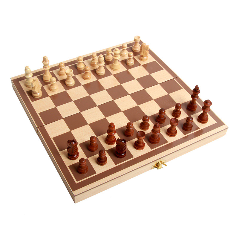 High quality children's wooden toys magnetic chess adult puzzle chess game baby early education intelligence training