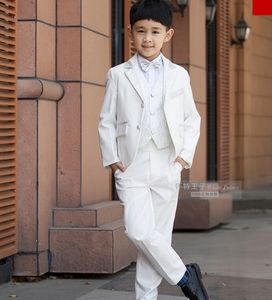 Hoge Kwaliteit Kinderen Bruiloft Blazer Kleding Set Kostuum Verjaardag Casual Formele Boy Suits voor Bruiloft 5 Stks Set F1005