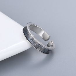 Anillo de joyería de cromo de alta calidad diseñador de joyería de lujo anillo de apertura de corazón eternal accesorios de moda de altavo de acero de acero