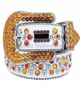 Hoge kwaliteit klassieke riemen Simon Rhinestone Belt Kor met Owen Bling S voor Michael Woman Mens Designer Belts als verjaardagscadeau Han264V1969475