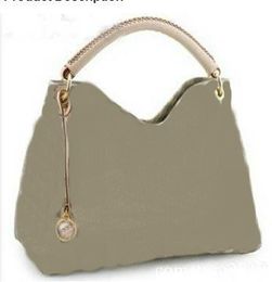 Alta calidad Cuero clásico negro oro plata cadena Venta caliente 2014 nuevos bolsos de mujer bolsos de hombro bolsos de mano mensajero #99685v