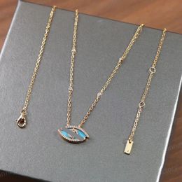 Haute qualité classique Messikas série unique trois diamants coulissant collier asymétrique pour les femmes concepteur bijoux fête amoureux de mariage cadeau