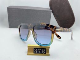 Hochwertige klassische Piloten-Sonnenbrille, Designermarke, Herren- und Damen-Sonnenbrille, Glasbrille, quadratische Rahmen, Linsen mit Box 378