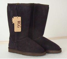 Botas clásicas de alta calidad de la marca WGG, botas populares de cuero genuino de Australia, botas de nieve de moda para mujer US5--US10