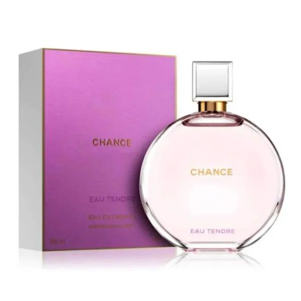 Haute qualité classique femmes parfums chance 100 ml bonne odeur longue durée laissant brume corporelle haute version qualité longue durée