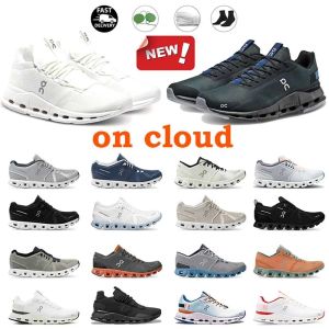 Cloud Cloud Casual Shoes 2024 Designer Mens Running QC Clouds Sneakers Federer Workout and Cross Training Shoe Ash Black Gris Blue Men Femmes S