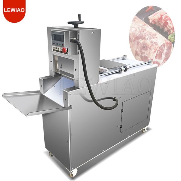 Máquina cortadora de rollos de carne de cordero y corte CNC de alta calidad, corta todo tipo de rollos, cortadora de carne congelada