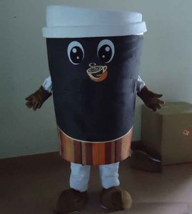 Haute qualité tasse à café mascotte Costume Halloween noël fantaisie robe de soirée dessin animé personnage Costume carnaval unisexe adultes tenue