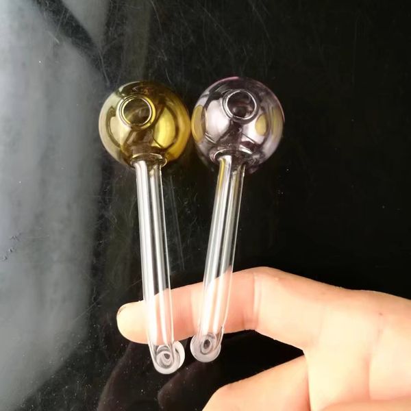Pot à bulles d'ampoule à angle droit de couleur de haute qualité, bangs en verre en gros, narguilé en verre, accessoires de tuyau de fumée