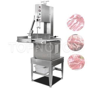 Machine à scie à os électrique commerciale en acier inoxydable, haute qualité, pour couper les os, le poisson, la viande, les trotteurs de porc, les côtes