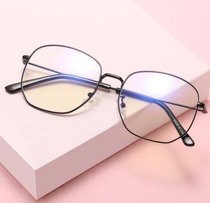 Computadora de alta calidad Anti luz azul que bloquea el filtro de gafas de personalidad irregular que reduce la fatiga visual digital Claro Regular Mejora la comodidad