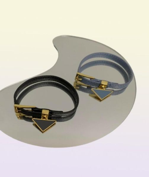 Haute qualité cuivre véritable cuir dame argent bracelets de luxe designer italie marque mode classique identification bracelets femmes6263580